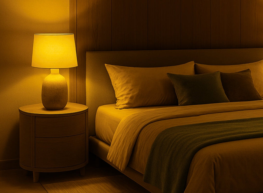 Gallery Detail: Evening Glow Amber Light Bulb Blue Light Free Lighting For