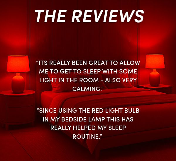 Nightfall Sleep Red Bulb - Small Screw