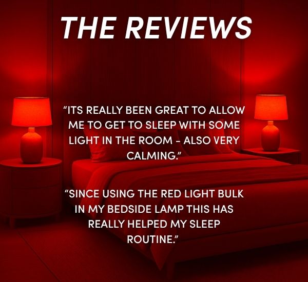 Nightfall Sleep Red Light Bulb