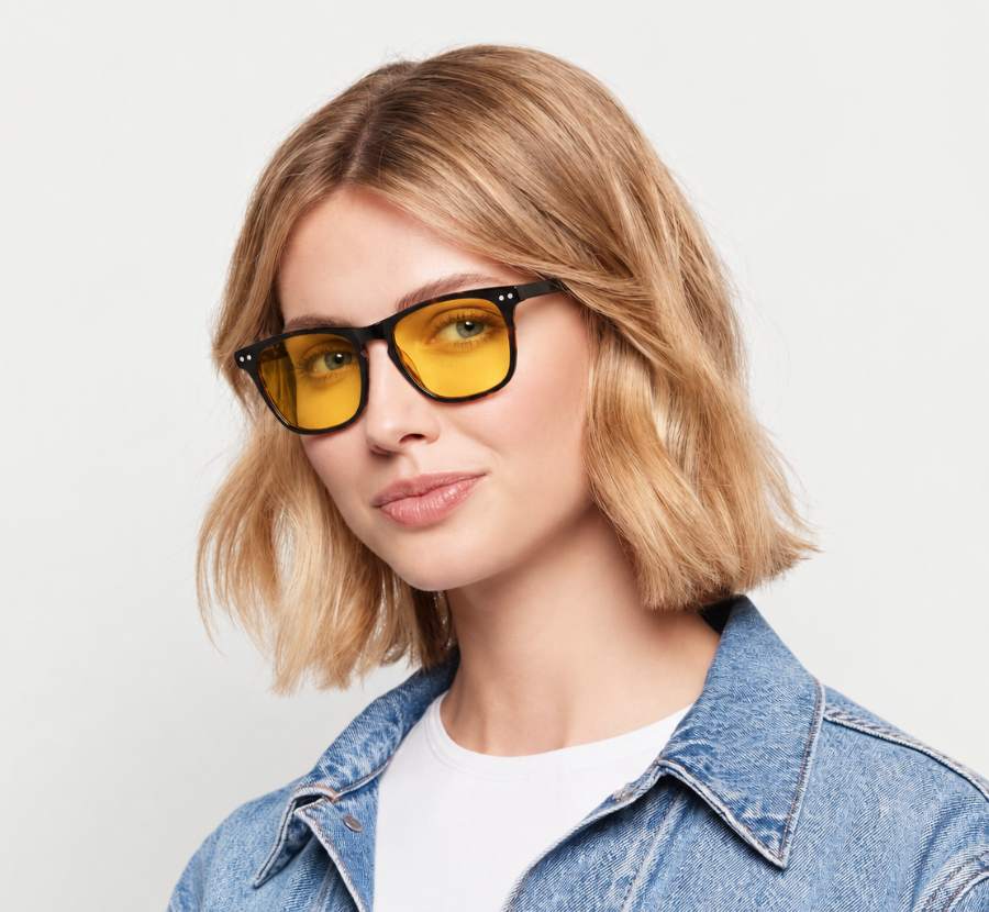 Daytime Yellow Blue Light Glasses